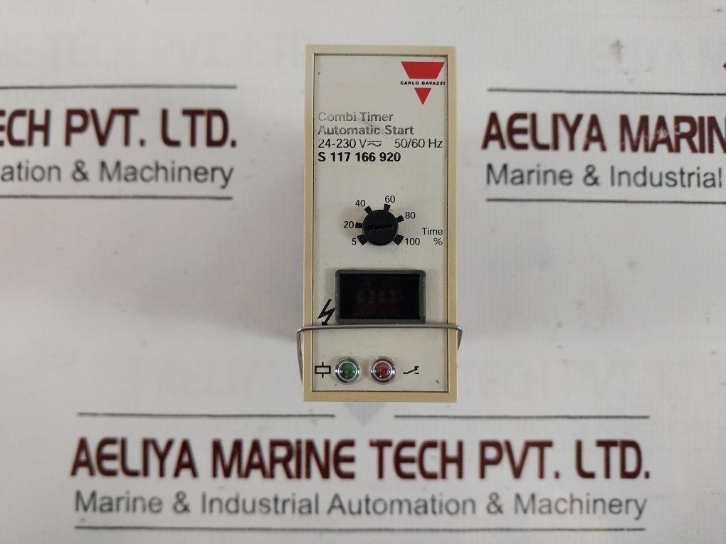 Carlo Gavazzi S 117 166 920 Combi Timer With Base 