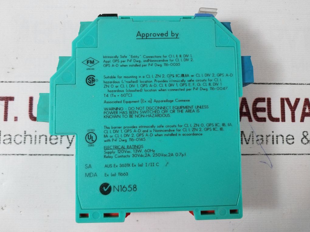 Pepperl+Fuchs Kfa5-sr2-ex2.W Safety Barrier Switch Amplifier