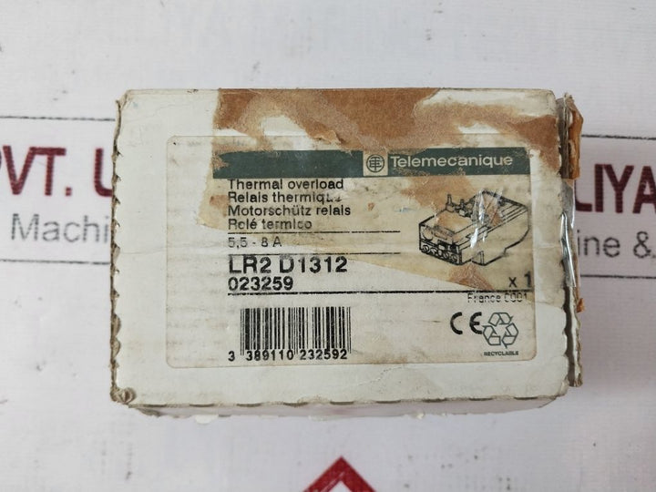 Telemecanique Lr2 D1312 Thermal Overload Relay 