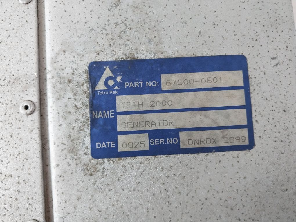 Fits For Tetra Pak Tpih 2000 Generator 67600-0601