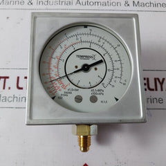 Tempress R404A R134A R22 Suction & Oil Pressure Gauge M017810 0003