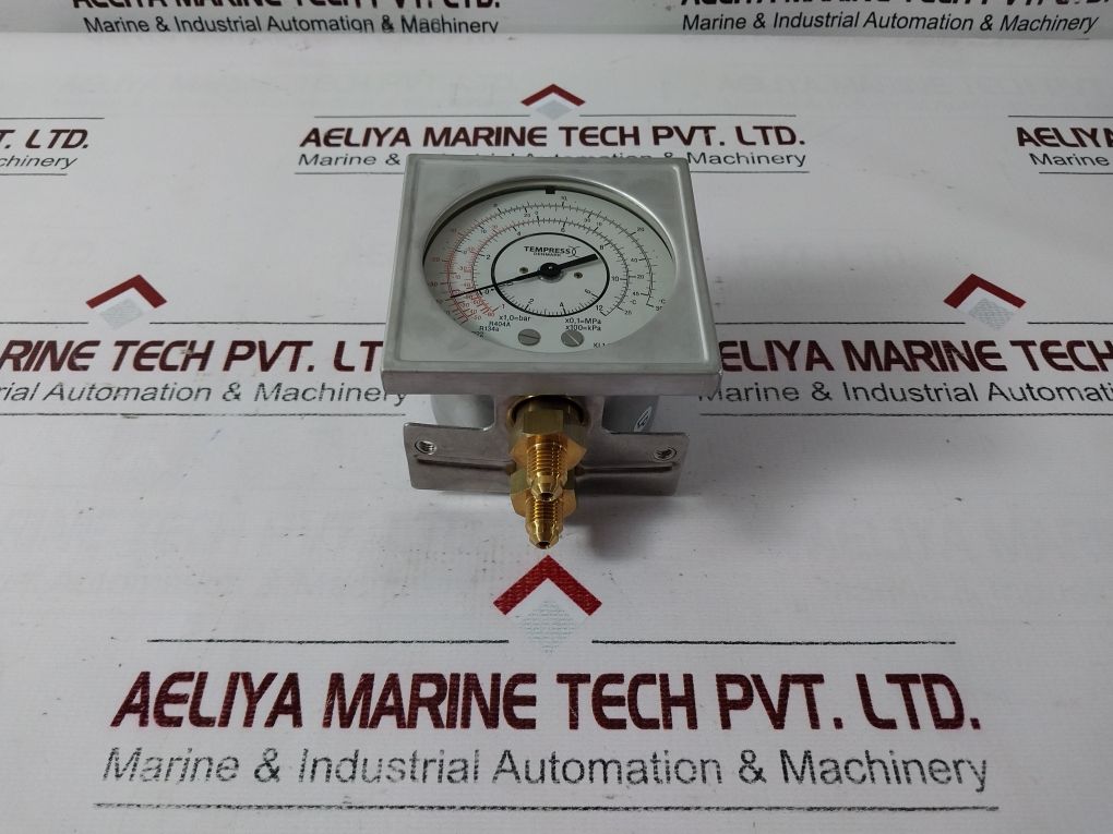 Tempress R404A R134A R22 Suction & Oil Pressure Gauge M017810 0003