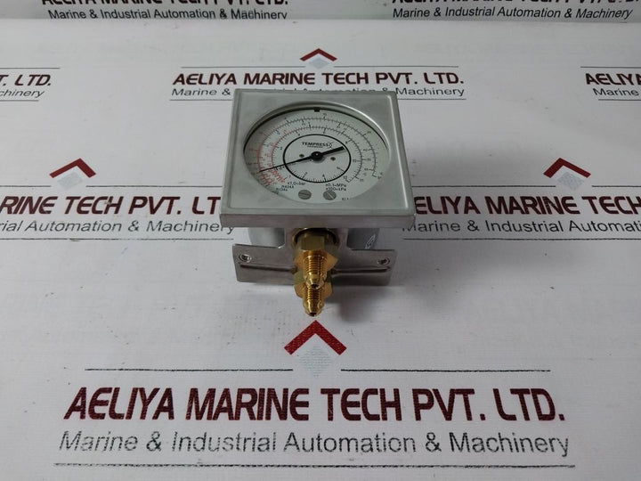 Tempress R404A R134A R22 Suction & Oil Pressure Gauge M017810 0003