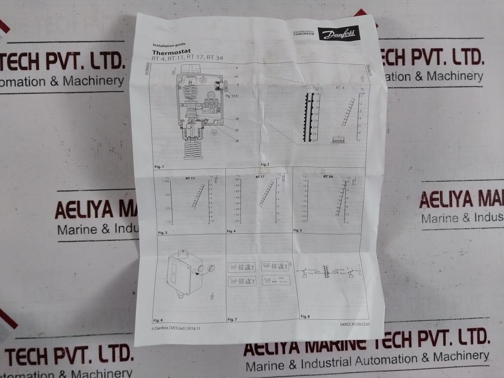 Danfoss Rt4 Pressure Control 017-503666