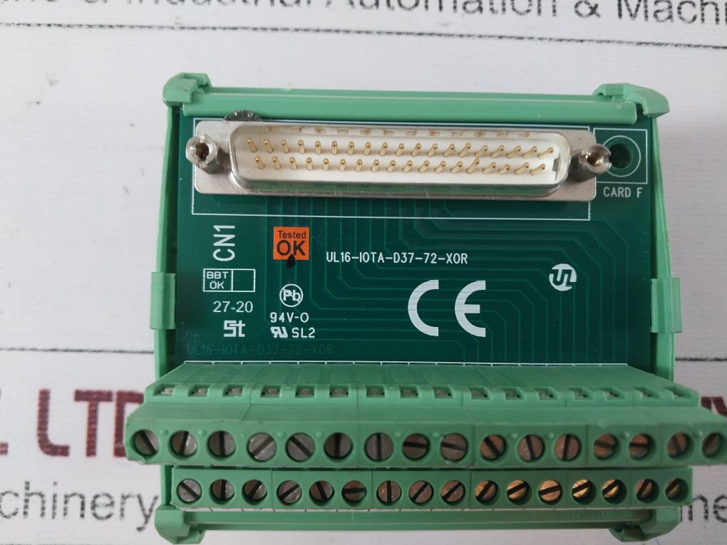 Ul Automation Mtp16Aodio-d37-72 Input Interface Relay Card Ul16-iota-d37-72-xor