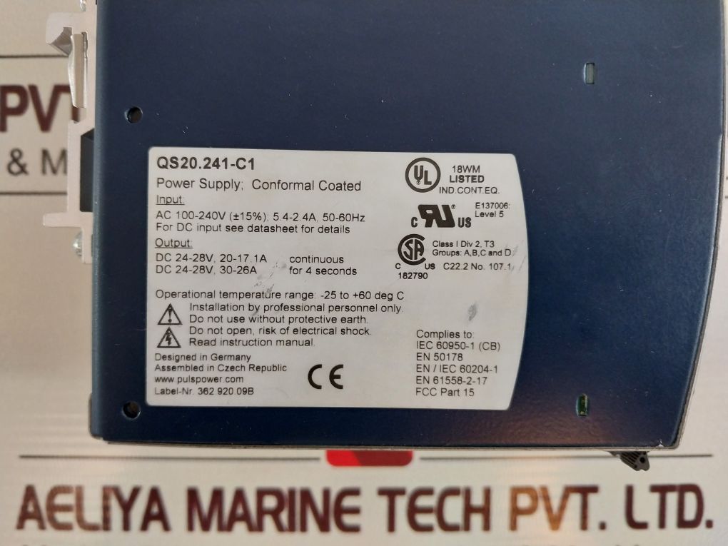 Puls Qs20.241-c1 Power Supply 