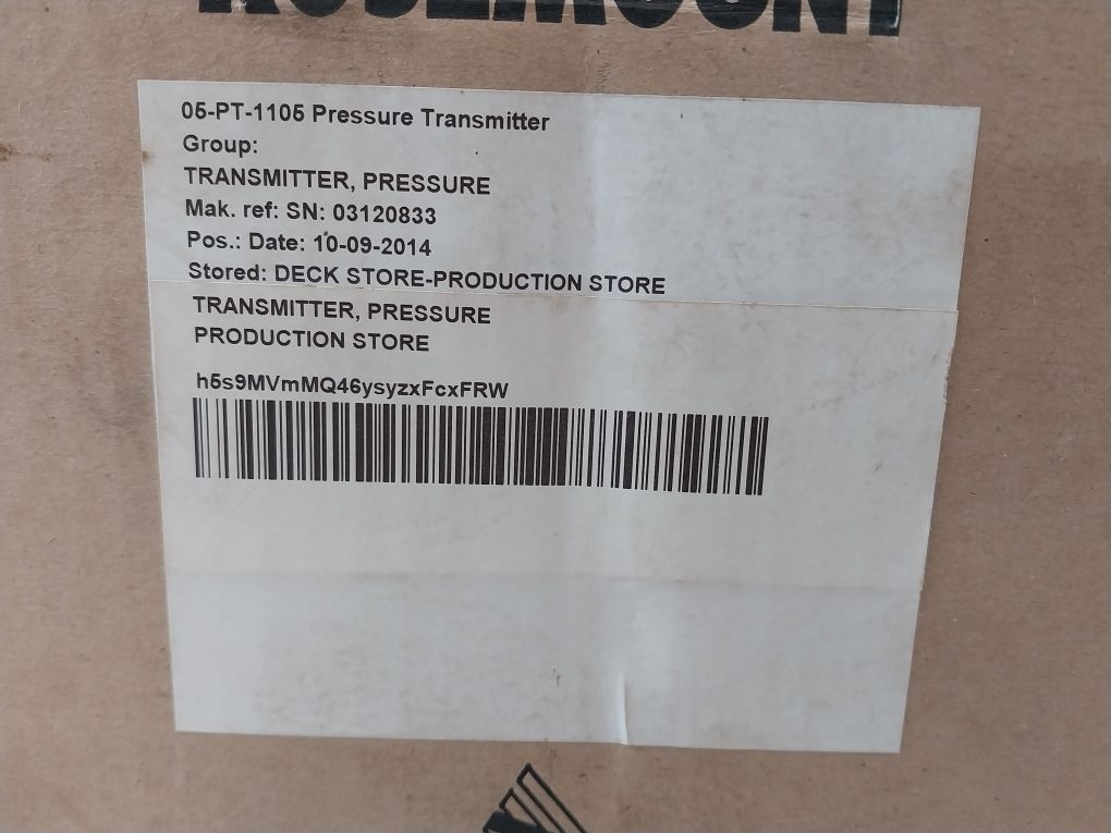 Rosemount 3051Tg5A2B31Ke8M5P1Q4Qta0227 Pressure Transmitter Set