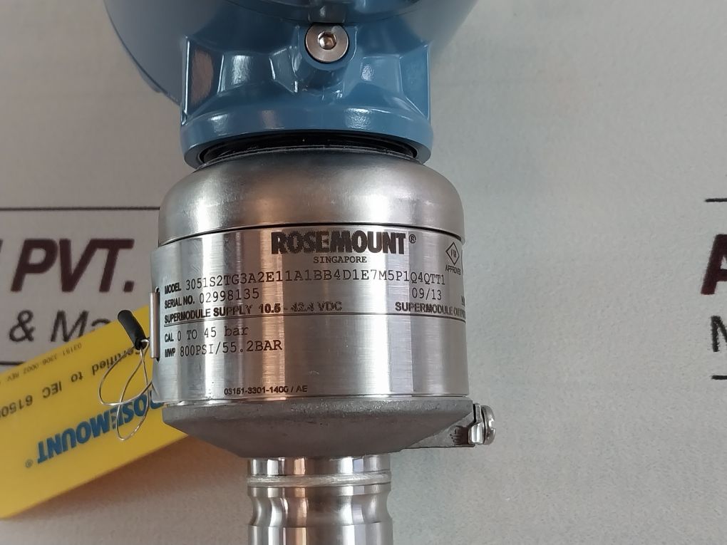 Rosemount 3051S2Tg3A2E11A1Bb4D1E7M5P1Q4Qtt1 Pressure Transmitterset 3051S Series