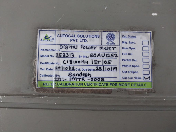 Yokogawa 253313 Digital Power Meter 250V 48-63Hz