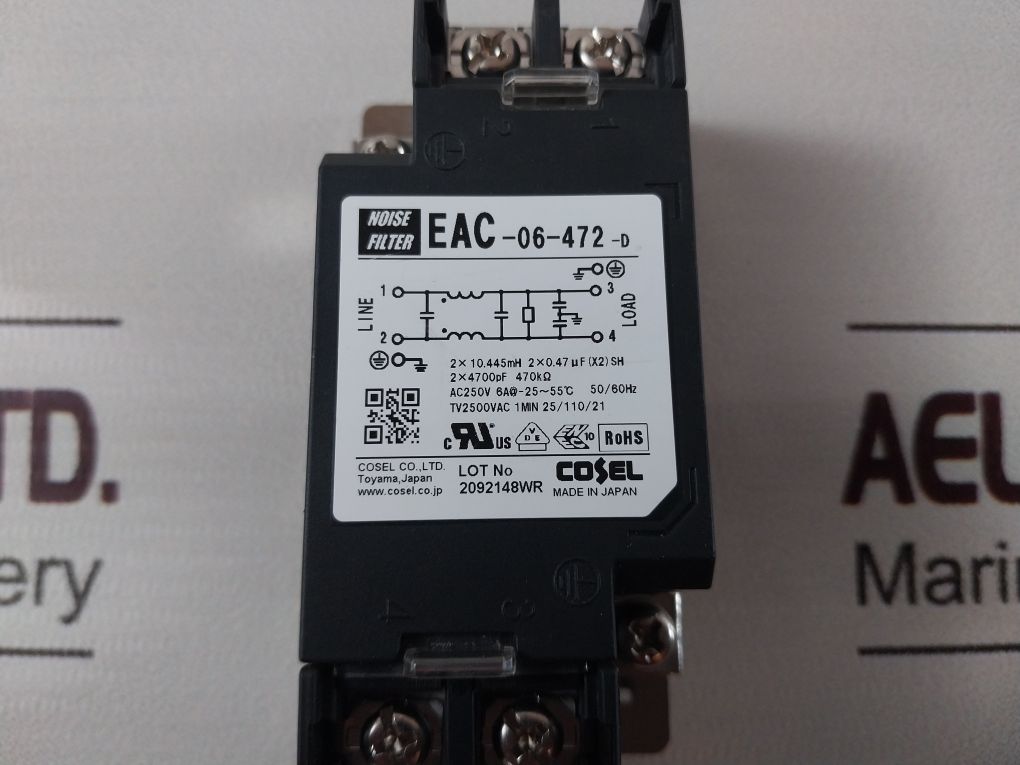 Cosel Eac-06-472-d Noise Filter
