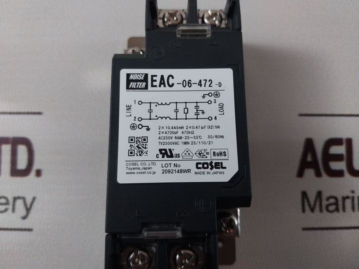 Cosel Eac-06-472-d Noise Filter