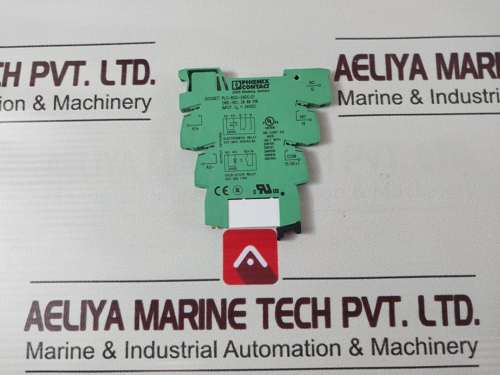 Phoenix Contact Plc-bsc-24Dc/21 Socket 29 66 016 