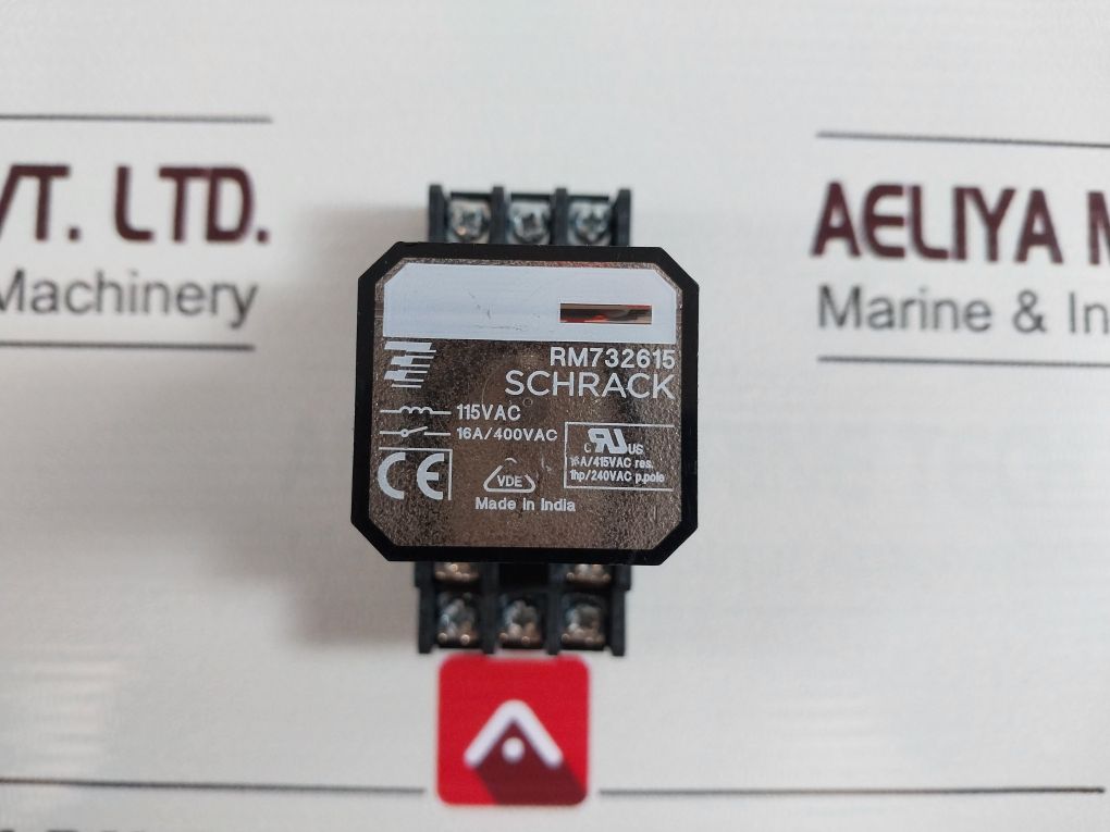 Schrack Rm732615 Relay With Rm78705 Socket