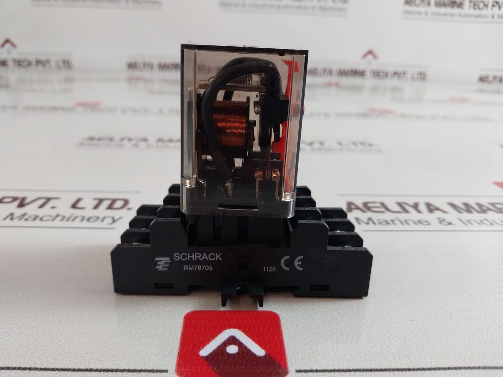 Schrack Rm732615 Relay With Rm78705 Socket