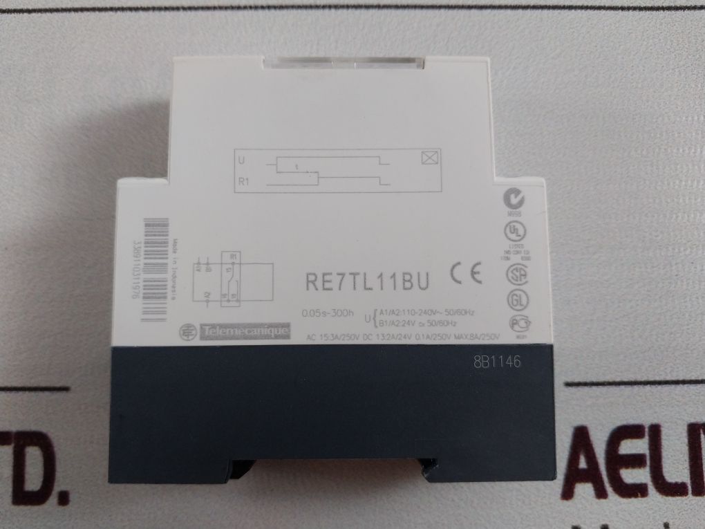 Schneider Electric Re7Tl11Bu On Delay Time Relay