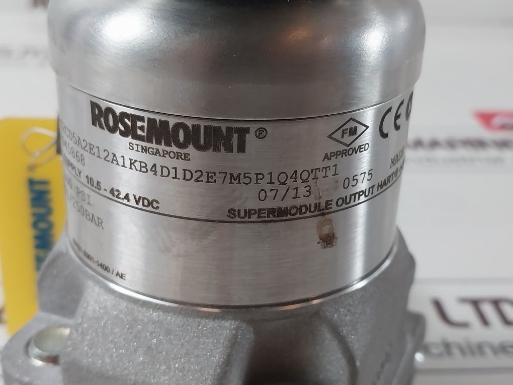 Rosemount 3051S2Cd5A2E12A1Kb4D1D2E7M5P1Q4Qtt1 Pressure Transmitter Set