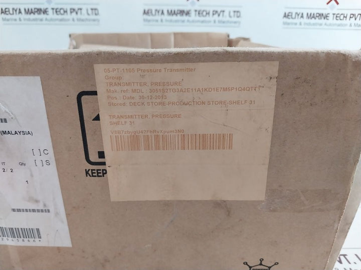 Rosemount 3051S2Tg3A2E11A1Kd1E7M5P1Q4Qtt1 Pressure Transmitter Set