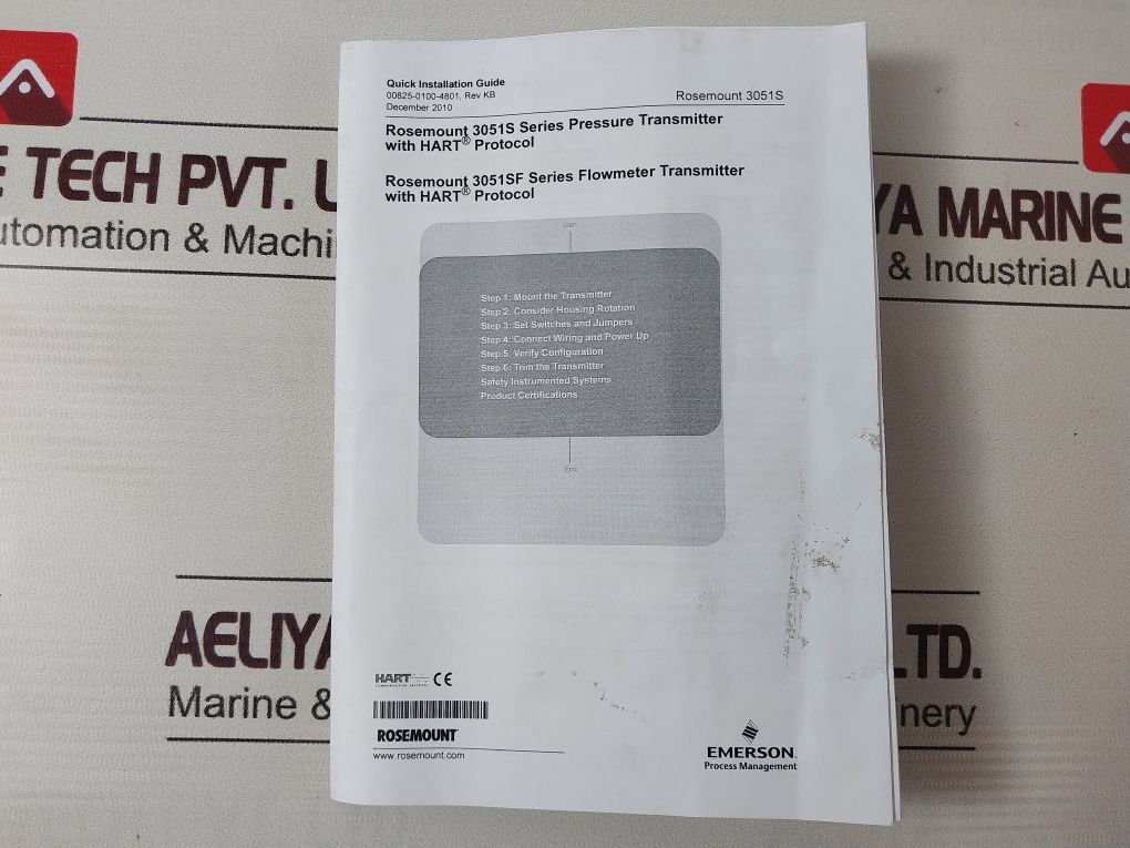 Rosemount 3051S2Cd5A2E12A1Kb4D1D2E7M5P1Q4Qtt1 Pressure Transmitter Set