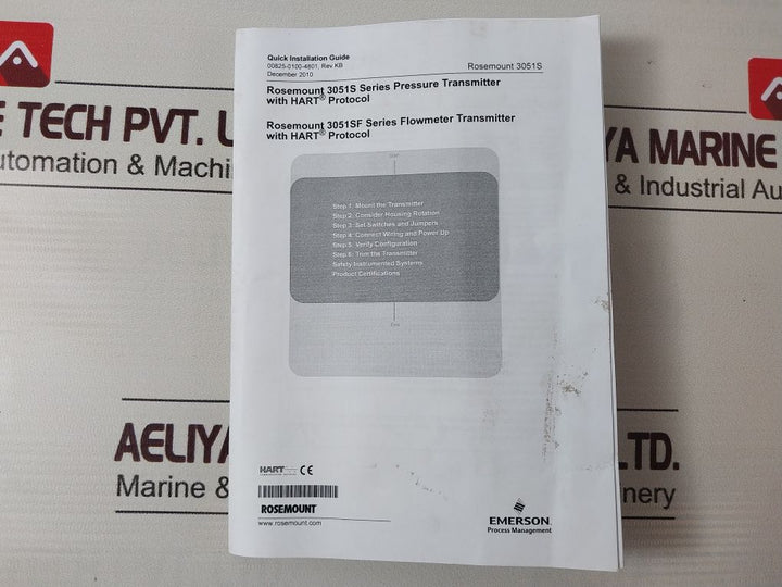 Rosemount 3051S2Cd5A2E12A1Kb4D1D2E7M5P1Q4Qtt1 Pressure Transmitter Set