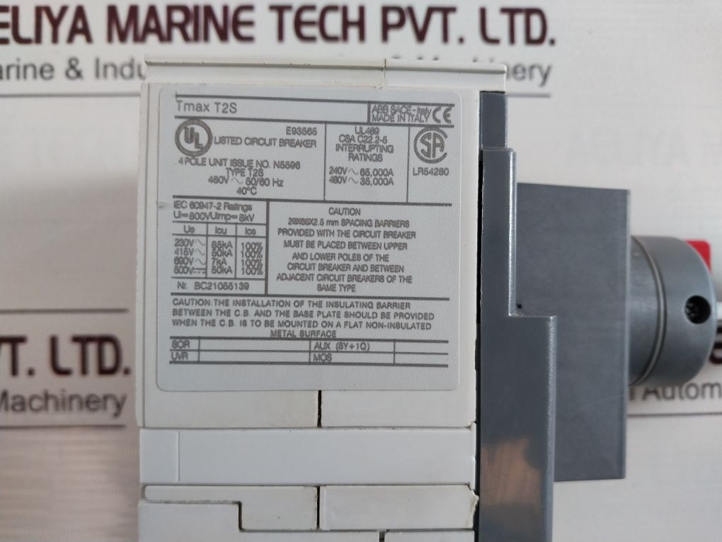 Abb Tmax T2S Circuit Breaker