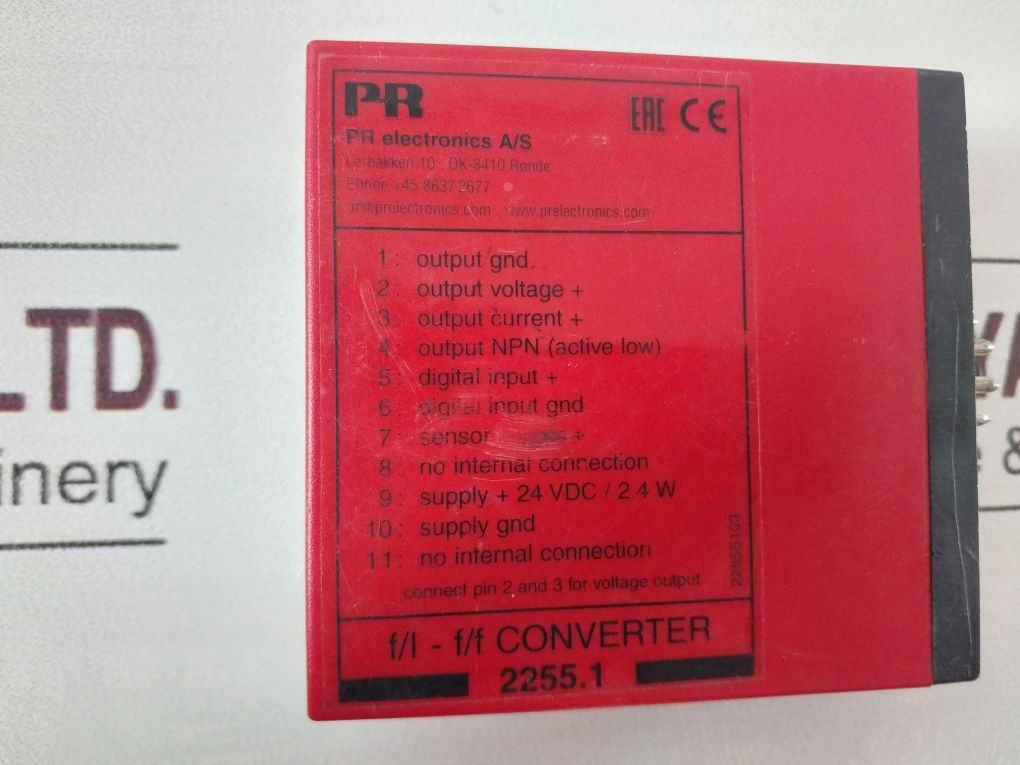 Pr Electronics 2255.1 F/I - F/F Converter 2255 