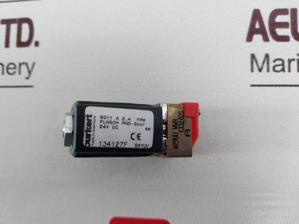Burkert 6011 A 2,4 Fpm Solenoid Valve
