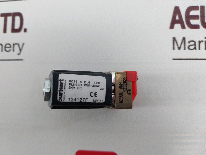 Burkert 6011 A 2,4 Fpm Solenoid Valve