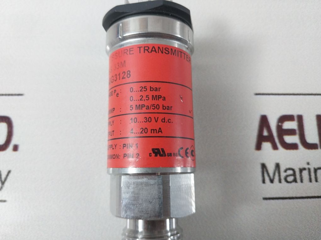Danfoss Mbs 33M Pressure Transmitter 060G3128 0…25 Bar