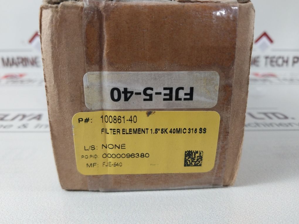 Swift-jb International Fje-5-40 Revision: A Filter Element