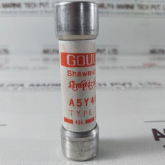Lot Of 6X Gould Electronics A5Y40 Shawmut Amp-trap Fuse