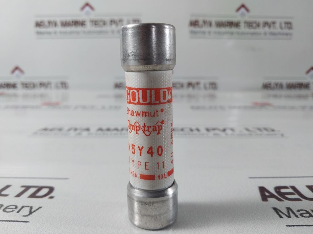 Lot Of 6X Gould Electronics A5Y40 Shawmut Amp-trap Fuse
