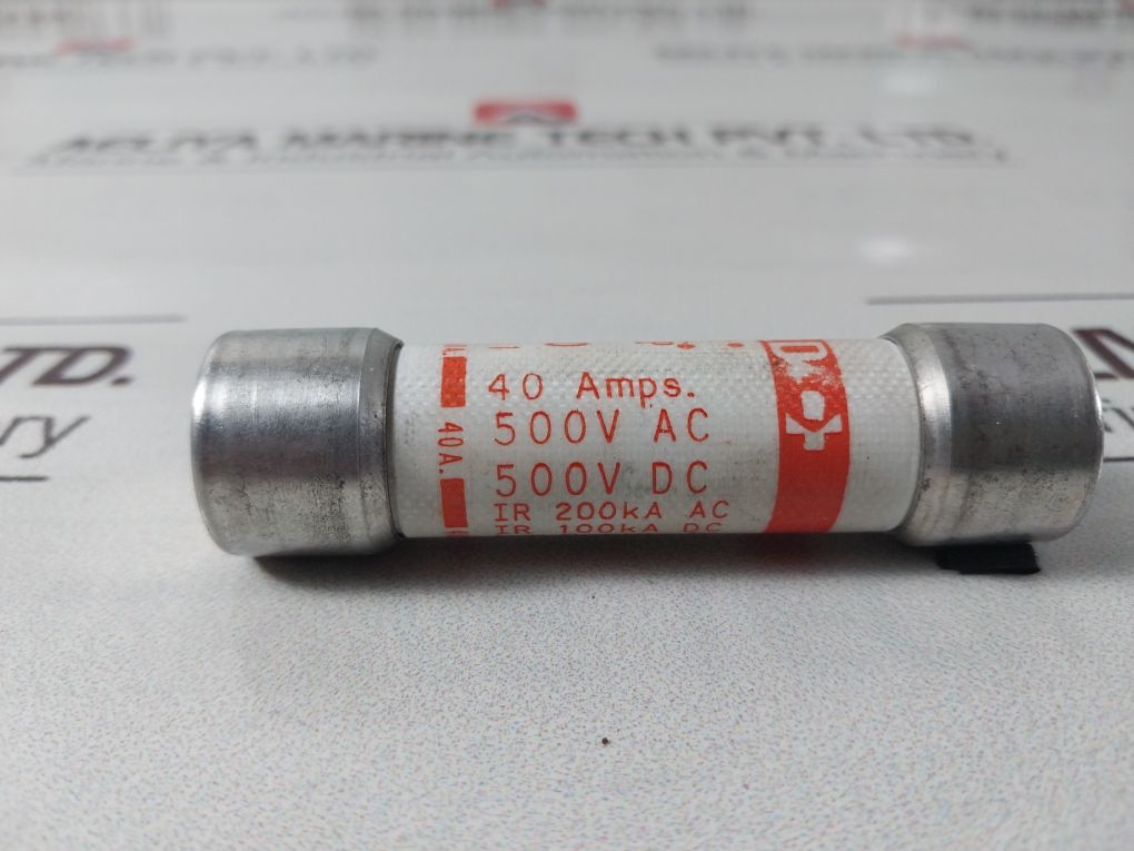 Lot Of 6X Gould Electronics A5Y40 Shawmut Amp-trap Fuse