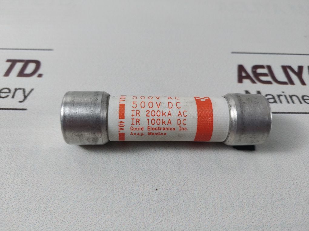 Lot Of 6X Gould Electronics A5Y40 Shawmut Amp-trap Fuse