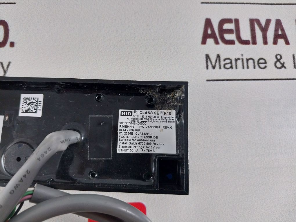 Hid Iclass Se R10 Mini Mullion Reader 900Ntnnek00000