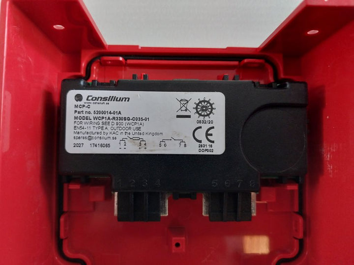 Consilium Mcp-c Wcp1A-r330Sg-c035-01 Manual Call Point 5200014-01A