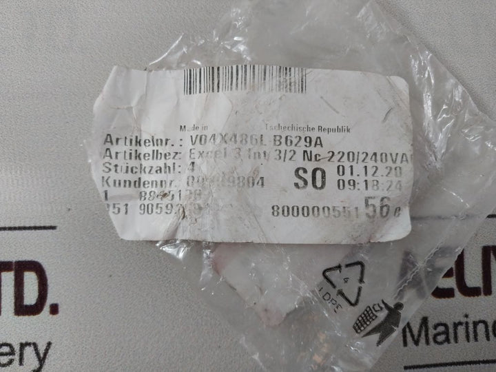 Imi Norgren V04X486L-b629A Solenoid Actuated Poppet Valve Excel 3 Int 3/2