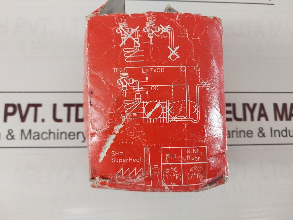 Danfoss Tx2 68Z3206 Expansion Valve Pb 28 Bar/Mwp 400 Psig