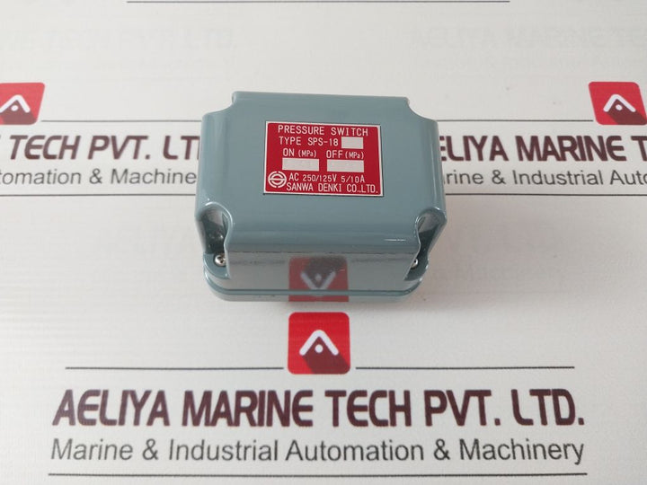 Sanwa Denki Sps-18 Pressure Switch Sps-18 Series