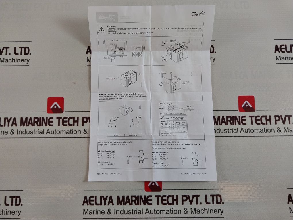 Danfoss Kp36 Pressure Switch 060-1108 