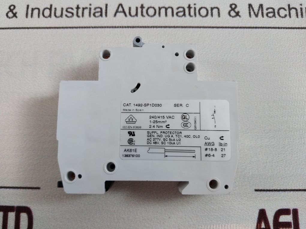 Allen-bradley 1492-sp1D030 Miniature Circuit Breaker Ser. C