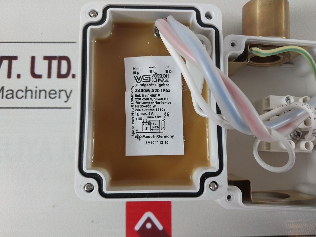 Aqua Signal 9840035600 Connection Box With Ignition Unit 8100407700