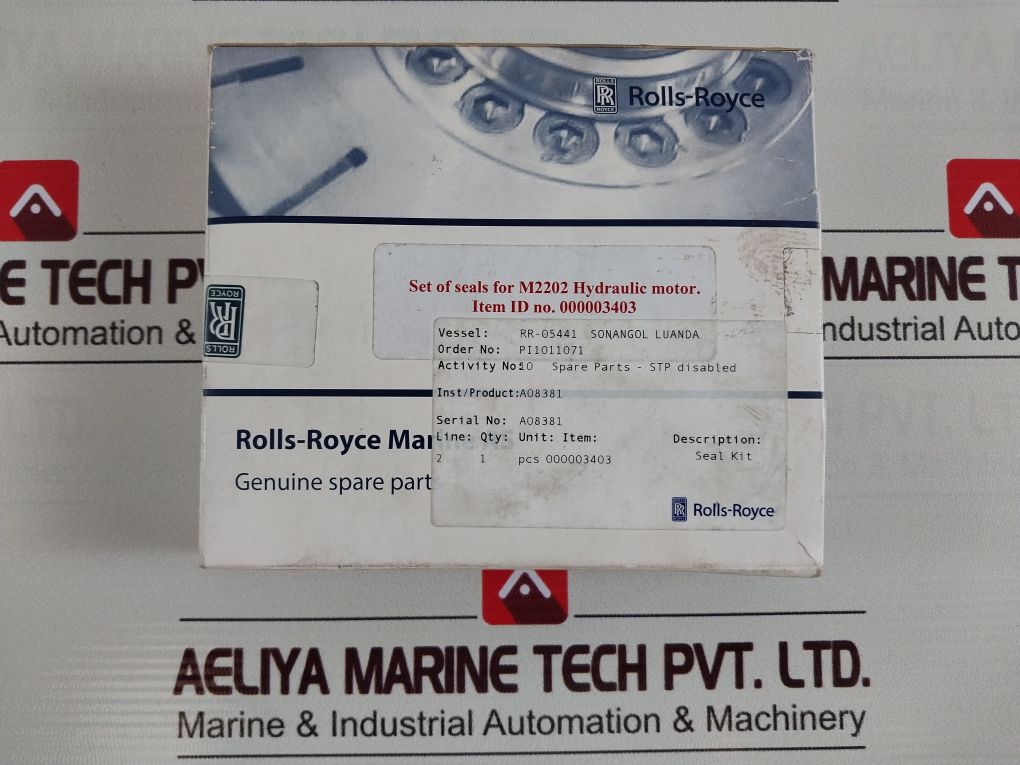 Rolls-royce 000003403 M2202- Three Chamber Hydraulic Motor Kit