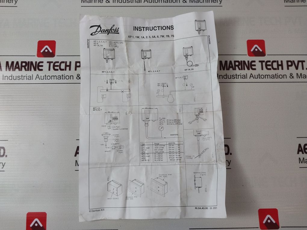 Danfoss Kp 5 High Pressure Control Switch 060-117366