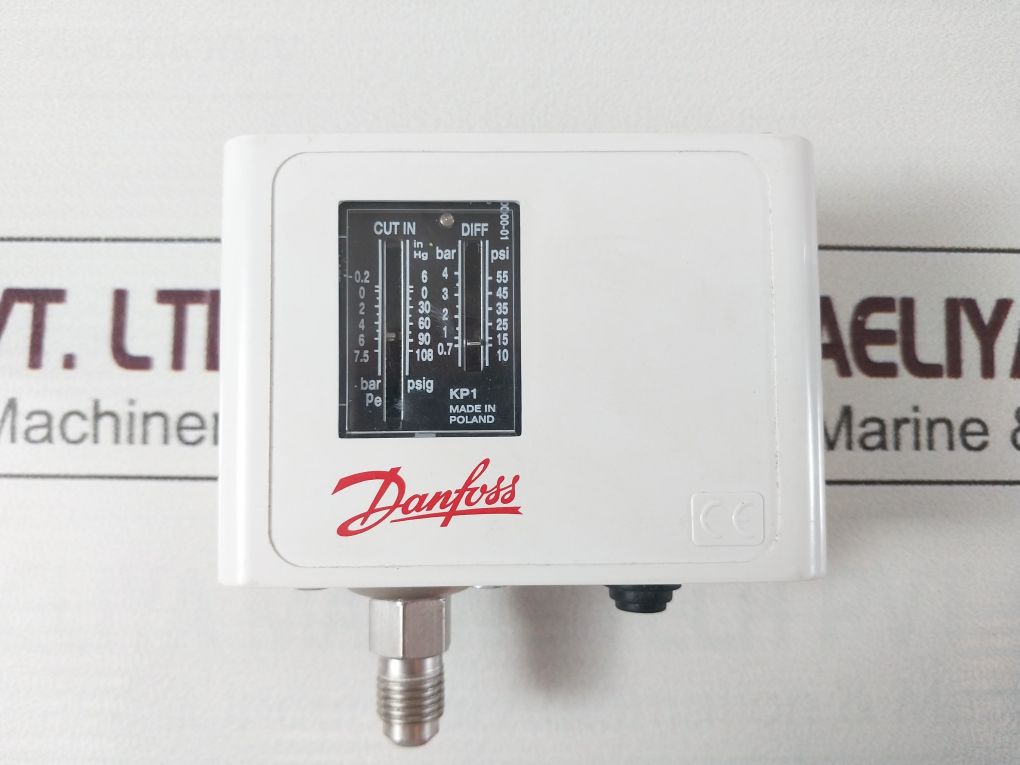 Danfoss Kp1 060-110166 Low Pressure Control -0.2…7.5 Bar Pe