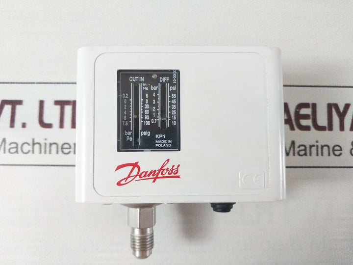 Danfoss Kp1 060-110166 Low Pressure Control -0.2…7.5 Bar Pe