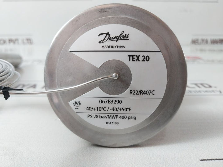 Danfoss Tex 20 067B3290 Thermostatic Expansion Valve R22/R407C