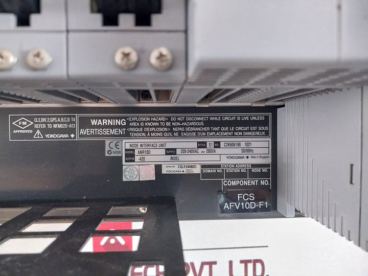 Yokogawa Anr10D Node Interface Unit With Many Modules Rack