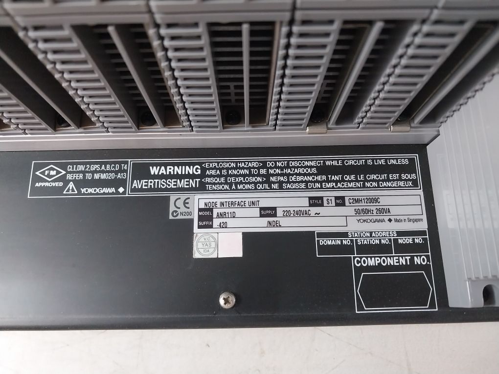 Yokogawa Anr11D Node Interface Unit With Many Modules Rack