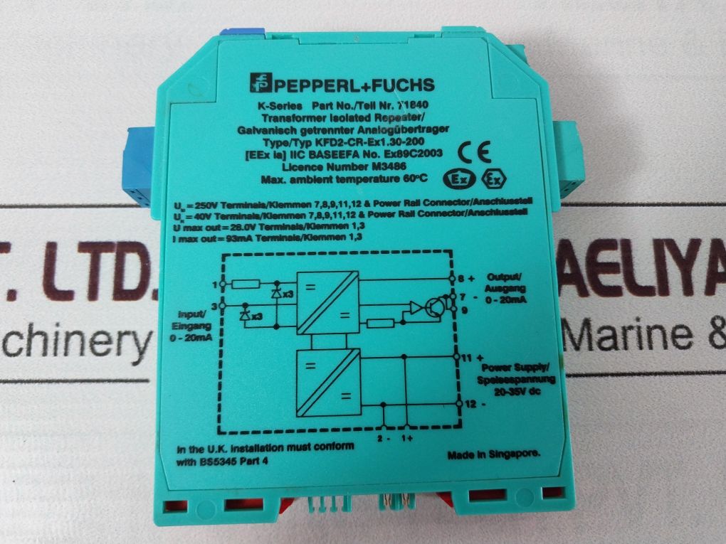 Pepperl+Fuchs Kfd2-cr-ex1.30-200 Transformer Isolated Repeater 71840