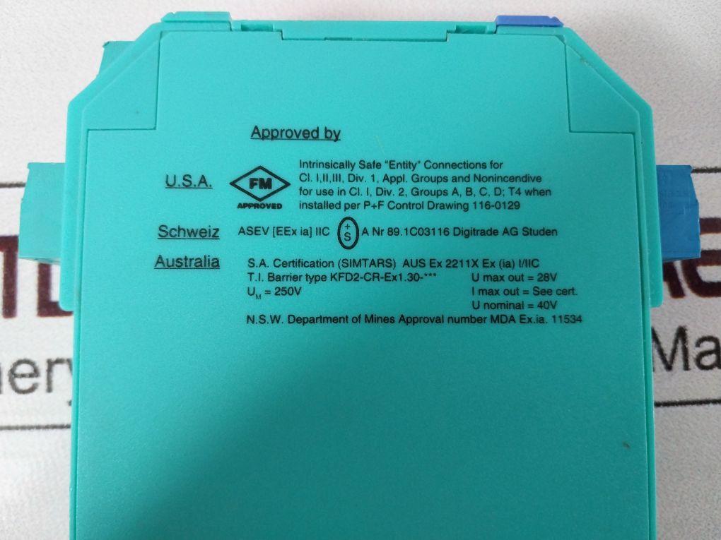 Pepperl+Fuchs Kfd2-cr-ex1.30-200 Transformer Isolated Repeater 71840